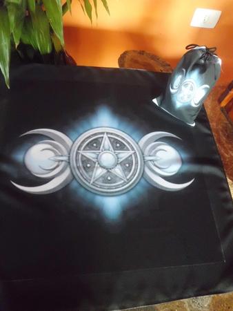 Kit Toalha Esotérica Gato Preto Reiki Magia Wicca Umbanda - Mandalas e  Rituais