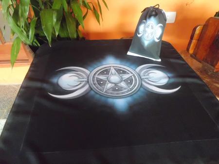 Kit Toalha Esotérica Gato Preto Reiki Magia Wicca Umbanda - Mandalas e  Rituais