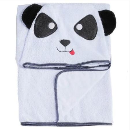 Imagem de Toalha Infantil com Capuz Bichos Panda - 01 Peça - Happy Baby