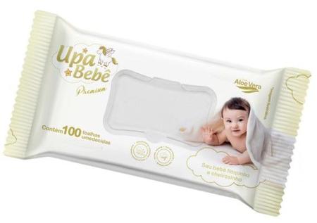 Imagem de Toalhas Umedecidas Lenços Premium 19x14cm 100unid Upa Bebê