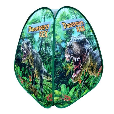 Imagem de Toca Barraca Infantil Pop Up + 50 Bolinhas Dinossauro Rex