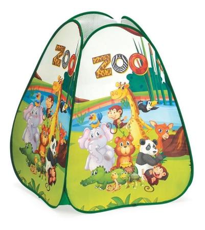 Imagem de Toca Barraca Infantil Pop Up Com 50 Bolinhas Zoo