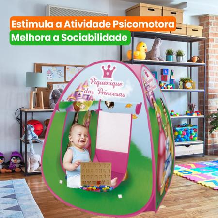 Toca Barraca Infantil Tabuleiro Encaixe Alfabeto Educativo - DM