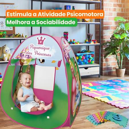 Toca Barraca Infantil Tabuleiro Encaixe Alfabeto Educativo - DM