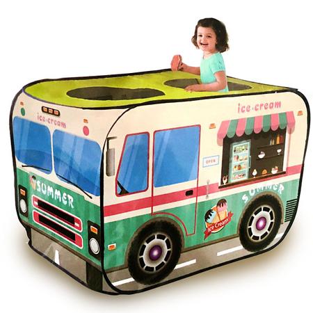Toca do Sorveteiro Diversão Refrescante em Formato de Caminhão - ToyKing -  Barraca / Toca / Cabana Infantil - Magazine Luiza
