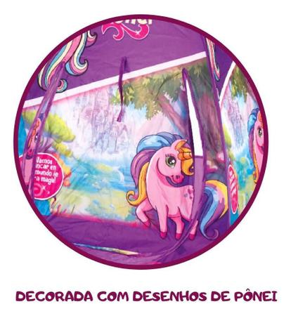Toca Unicórnio Cabana Infantil Little Pônei - Samba Toys - Sambatoys Imagem de Toca Unicórnio Cabana Infantil Little Pônei - Samba Toys