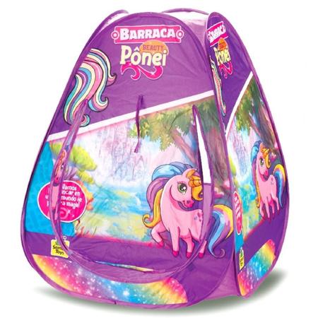 Toca Unicórnio Cabana Infantil Little Pônei - Samba Toys - Sambatoys Imagem de Toca Unicórnio Cabana Infantil Little Pônei - Samba Toys