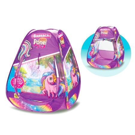 Toca Unicórnio Cabana Infantil Little Pônei - Samba Toys - Sambatoys Imagem de Toca Unicórnio Cabana Infantil Little Pônei - Samba Toys
