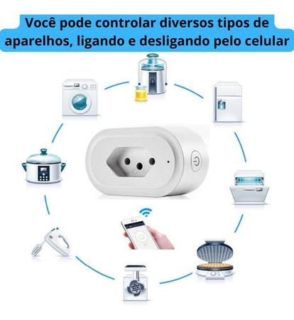 NOVADIGITAL Tomada Inteligente Wifi Smart Home Automação Residencial Google  Home Alexa Celular App