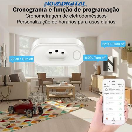 Tomada Inteligente Wifi de 20a Tuya Nova Digital com Monitoramento de  Energia - Tomada Inteligente - Magazine Luiza