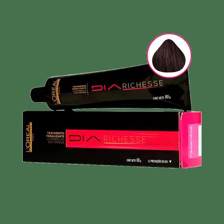 Tonalizante LOréal Diarichesse 6 Louro Escuro - 80g - L'Oréal - Tonalizante  de Cabelo - Magazine Luiza