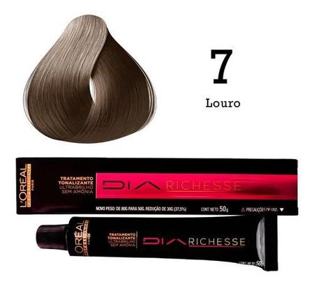 Tonalizante 7 Louro Diarichesse L'Oréal Professionnel - Tonalizante de  Cabelo - Magazine Luiza