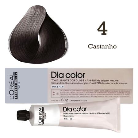 Imagem de Tonalizante Dia Color 4 Castanho L'Oréal Professionnel