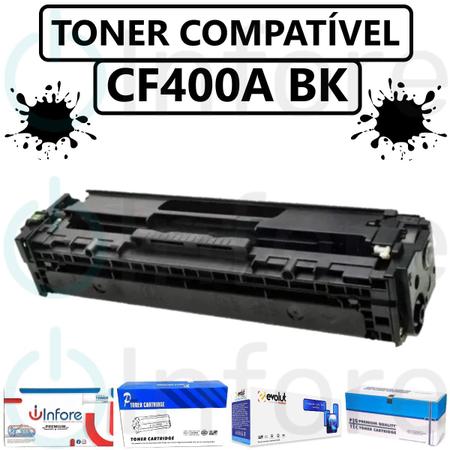 Imagem de Toner Cf400a Preto Compatível  M252 M277 M252dw M277dw