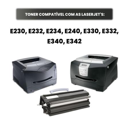 Imagem de Toner E230 compatível para lexmark E234 6K