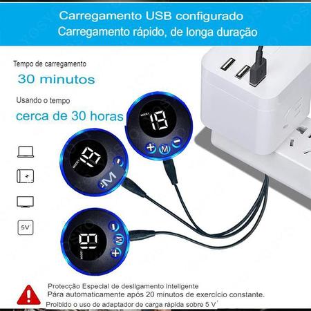 Imagem de Tonificador Usb Estimulador Muscular Abdômen Braços Pernas