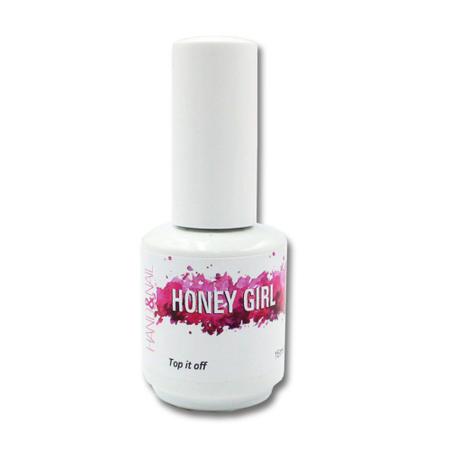 Imagem de Top coat (top it off) honey girl brilho alongamento unhas