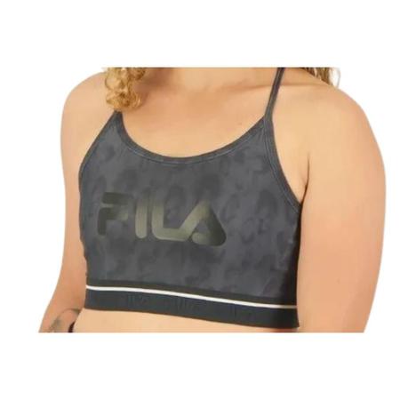 Imagem de Top fila train elastic ii-preto/preto