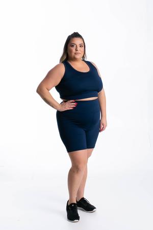 Top Nadador Suplex Fitness Academia plus size 3023 - VTM Imagem de Top Nadador Suplex Fitness Academia plus size 3023