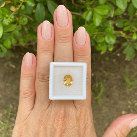 Imagem de Topázio Imperial Amarelo Oval 2,12ct