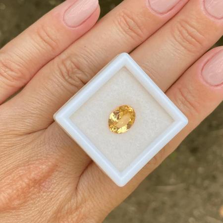 Imagem de Topázio Imperial Amarelo Oval 2,12ct