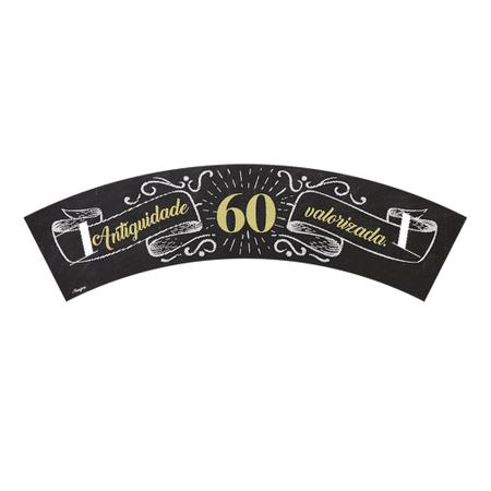 Topo De Bolo anos 60 Kit Completo Decoração Aniversario adulto em