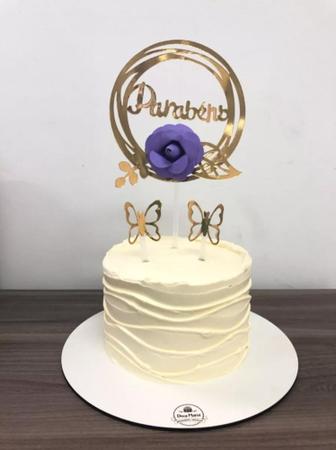 22 peças decorações de bolo de borboleta com toppers de bolo
