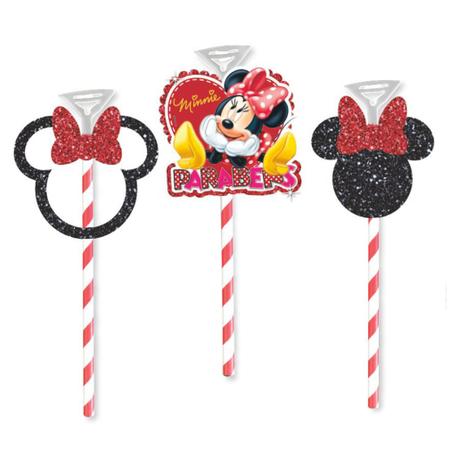 Topper para bolo minnie 01