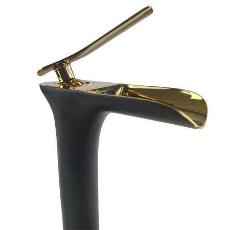 Torneira Cascata Luxo Monocomando Misturador Quente Frio Cobre Banheiro Bancada - Compre Imagem de Torneira Cascata Luxo Monocomando Misturador Quente Frio Cobre Banheiro Bancada