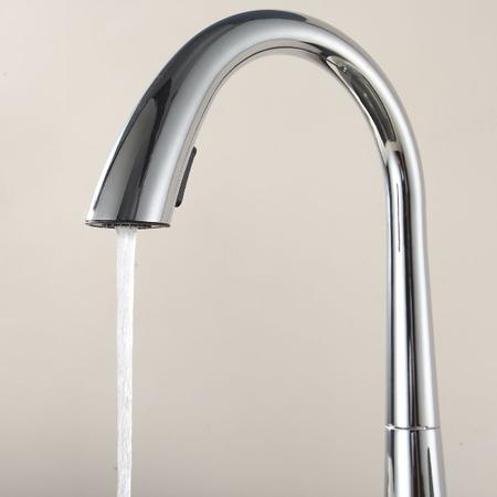 Torneira Cozinha Extensível Água Fria Quente Monocomando - TELCA Imagem de Torneira Cozinha Extensível Água Fria Quente Monocomando