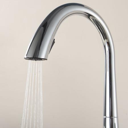 Torneira Cozinha Extensível Água Fria Quente Monocomando - TELCA Imagem de Torneira Cozinha Extensível Água Fria Quente Monocomando