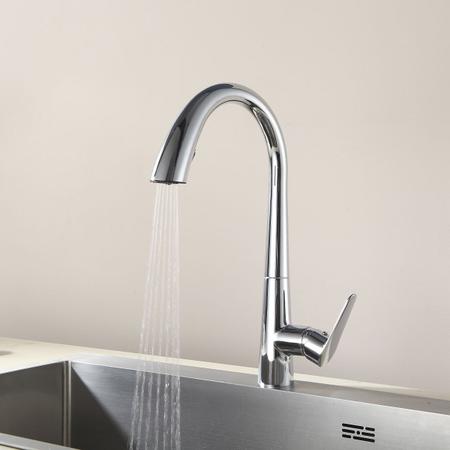 Torneira Cozinha Extensível Água Fria Quente Monocomando - TELCA Imagem de Torneira Cozinha Extensível Água Fria Quente Monocomando