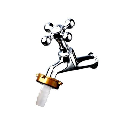 Torneira Tanque Jardim Uso Geral Curta Área externa C/Bico - Modelar Imagem de Torneira Tanque Jardim Uso Geral Curta Área externa C/Bico