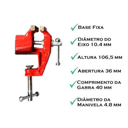 Imagem de Torno Morsa de Bancada 40MM - Bestfer