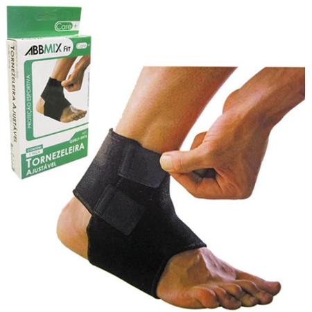 Imagem de Tornozeleira ajustavel protetor de tornozelo compressao esportes passeio tensor anti dor neoprene