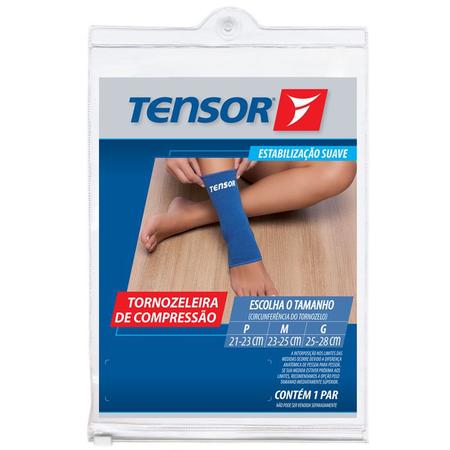 Imagem de Tornozeleira Elástica de Compressão Tensor - 6401 - Azul