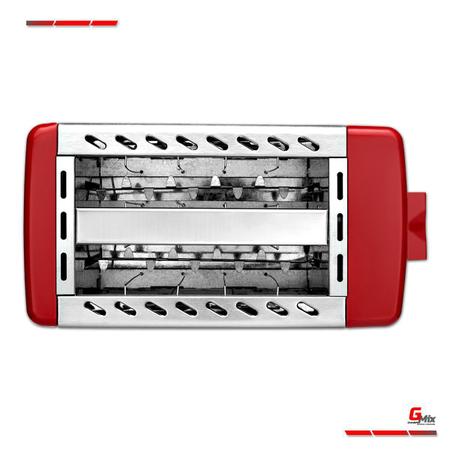 Imagem de Torradeira Eletrica Inox Red Lenoxx 2 Fatias 600w Automática