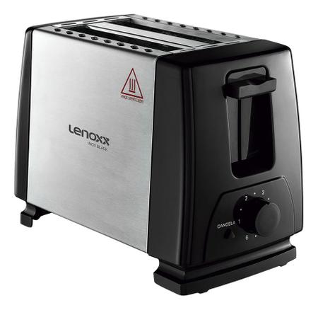 Imagem de Torradeira Elétrica Lenoxx Ptr205 Fast 600w Inox Pret