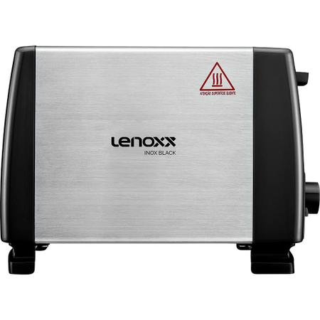 Imagem de Torradeira Inox Black PTR205 - Lenoxx 110V