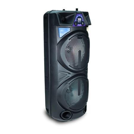 Imagem de Torre Caixa de Som Portátil 300W RMS Bluetooth, USB, P2, P10, Micro SD, Reflex, Bivolt Frahm - 32267