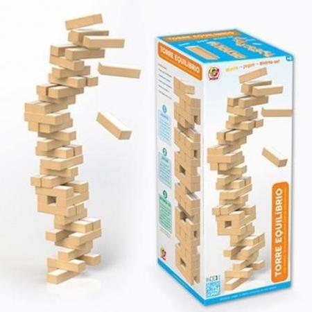 Torre de Equilíbrio - Brinquedo de Equilíbrio Jogo Educativo Montessori -  Brinquedos Educativos e Pedagógicos - Gemini Jogos Criativos