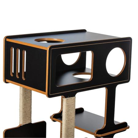 Torre para Gatos Tom - 1 Prateleira de Sisal - Ferpa Design Imagem de Torre para Gatos Tom - 1 Prateleira de Sisal