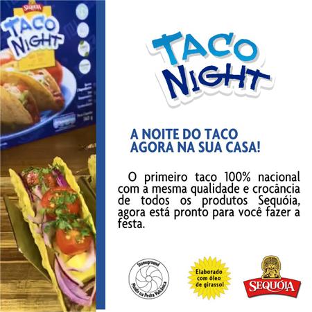 Imagem de Tortilha de milho em formato de concha Taco Night - 10 unidades