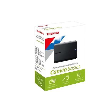 Imagem de Toshiba Canvio Basics - HD Externo 1TB USB 3.2 (HDTB510Xk3)