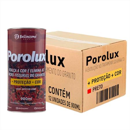 Imagem de Total Proteção Granito Porolux Bellinzoni 900ml Kit C/12 - Preto