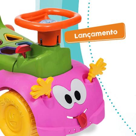 Imagem de Totokinha Infantil Criança Carrinho Passeio Quadriciclo Modelo Bolinha Para Menina Menino Marca Cardoso Toys Varias Cores