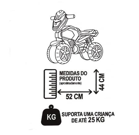 Imagem de Totokross Motoca de Equilíbrio Vermelha Cardoso