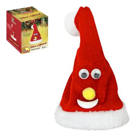 Touca Chapeu Musical Natal Gorro Dancante Canta Dança Dingo Bell