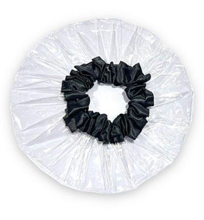 Imagem de Touca de banho cor transparente e preto