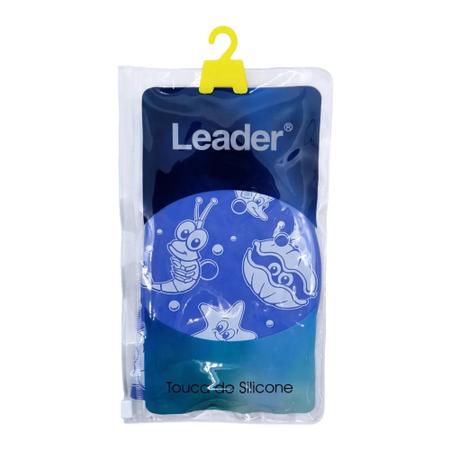 Touca De Natação Infantil Leader Em Silicone Tamanho Único Estampada Imagem de Touca De Natação Infantil Leader Em Silicone Tamanho Único Estampada